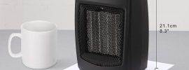 Andily 750w-1500W Ceramic Space Heater with Thermostat