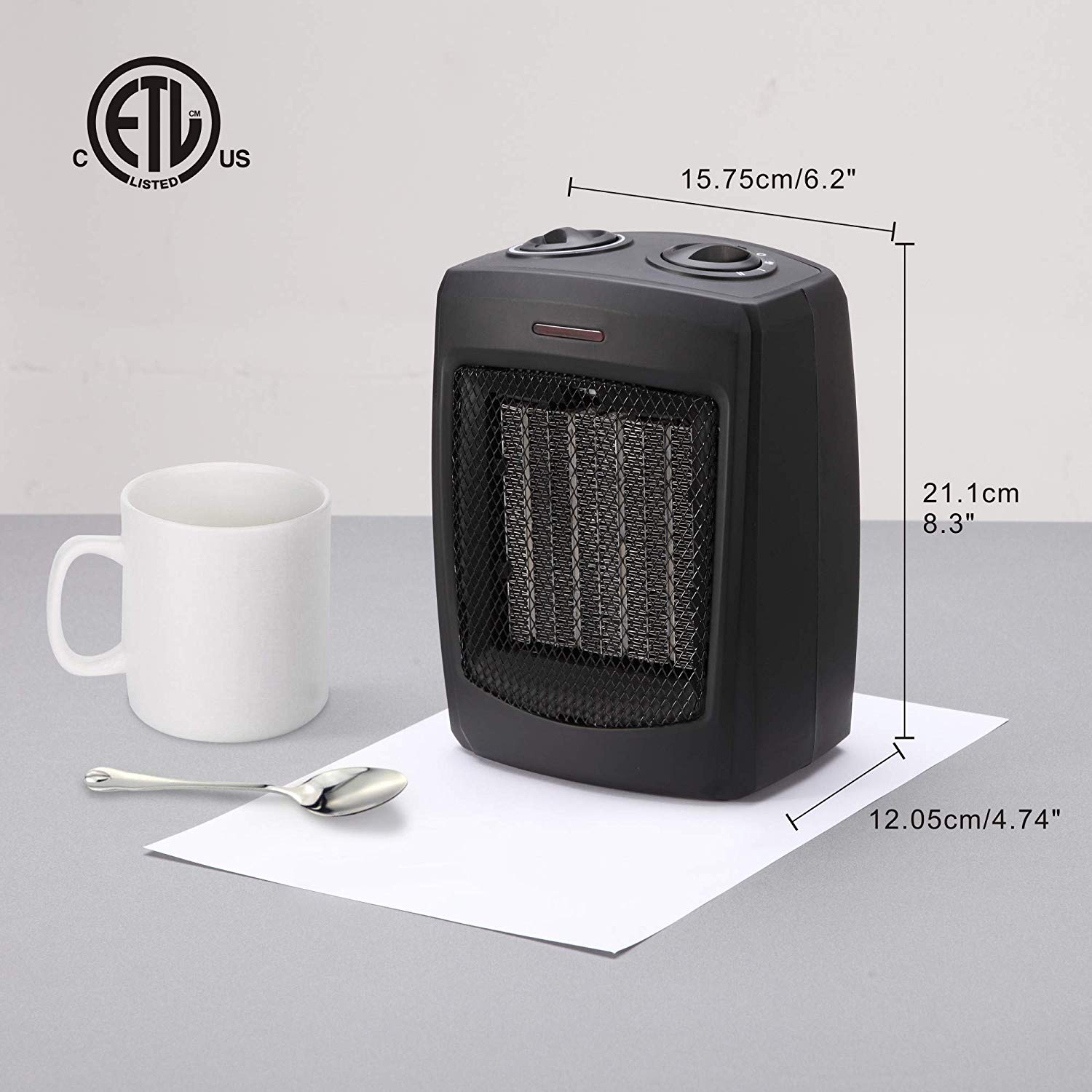 Lasko 5409 Ceramic Portable Space Heater With Adjustable Thermostat